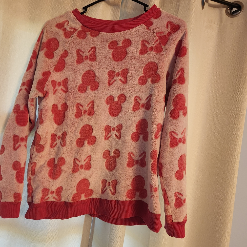 Disney Pink and White Cozy Sweater